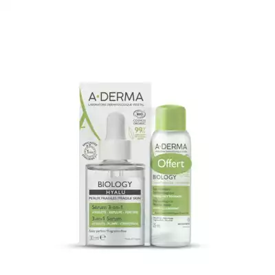 Aderma Biology Hyalu Sérum 3 en 1 Fl pipette/30ml+Eau micellaire