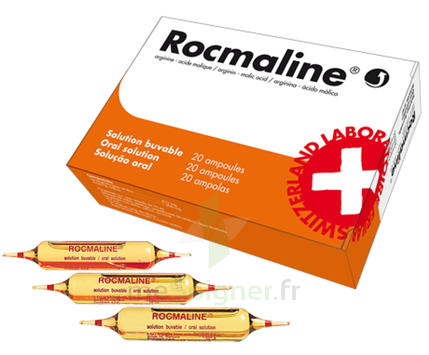 Mesoigner Rocmaline Solution Buvable Ampoules Arginine Acide Malique